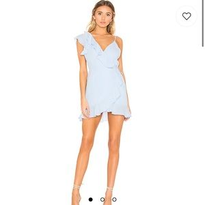 Revolve assumetric superdown dress